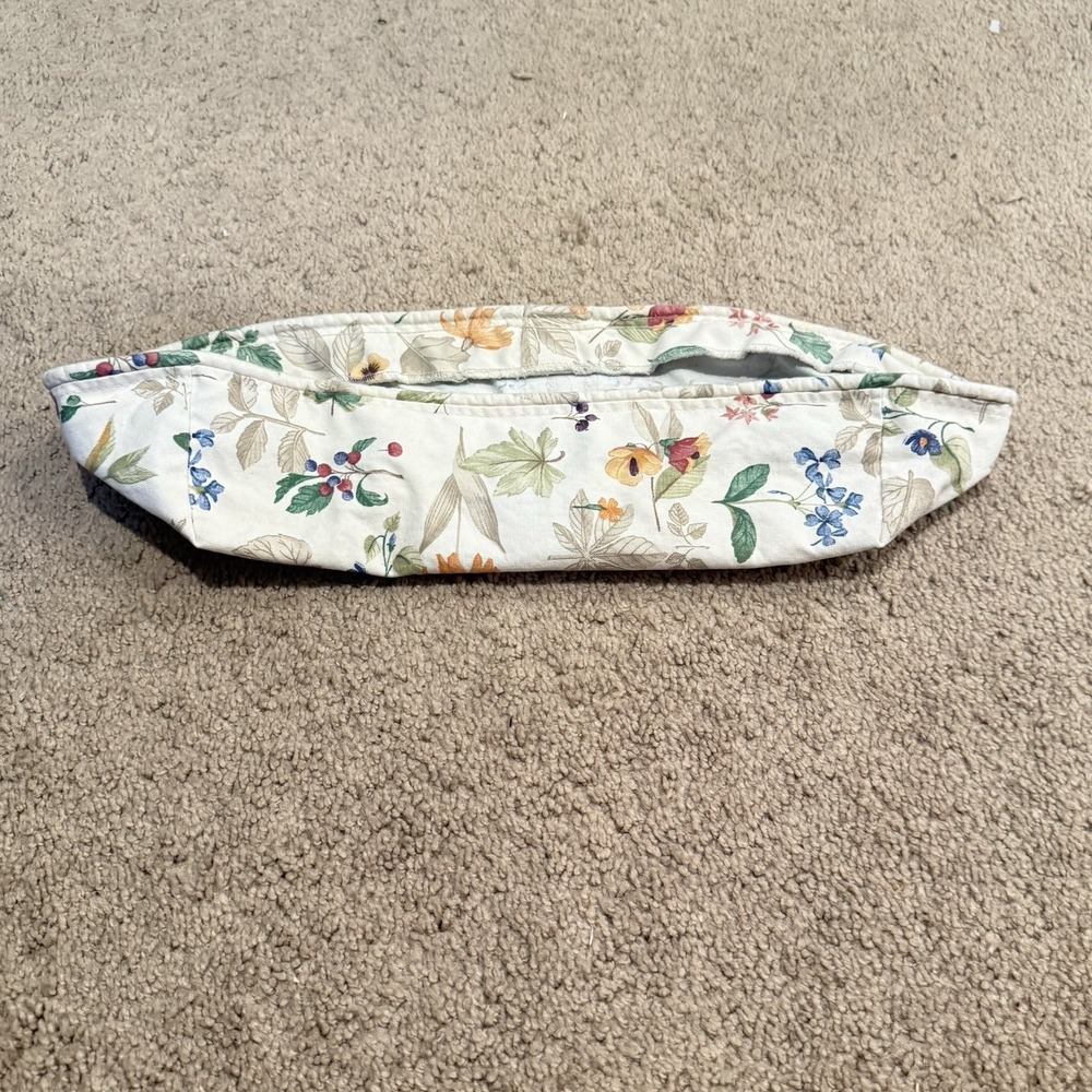 Longaberger Botanic Fields Floral Basket Fabric Liner Cottagecore Country 90s